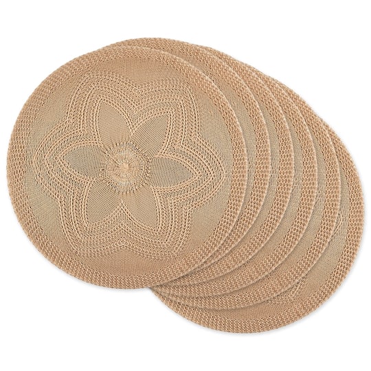 DII® Woven Round Placemats